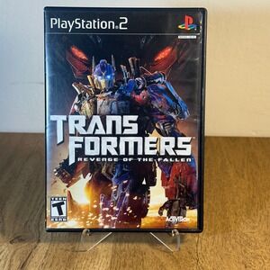 Activision Transformers Revenge of the Fallen PS2 Game Black Good SLUS 21881